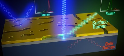 Focus sur les surfaces : Spectroscopie Raman de Surface Pure par Membranes d'Or Plasmoniques